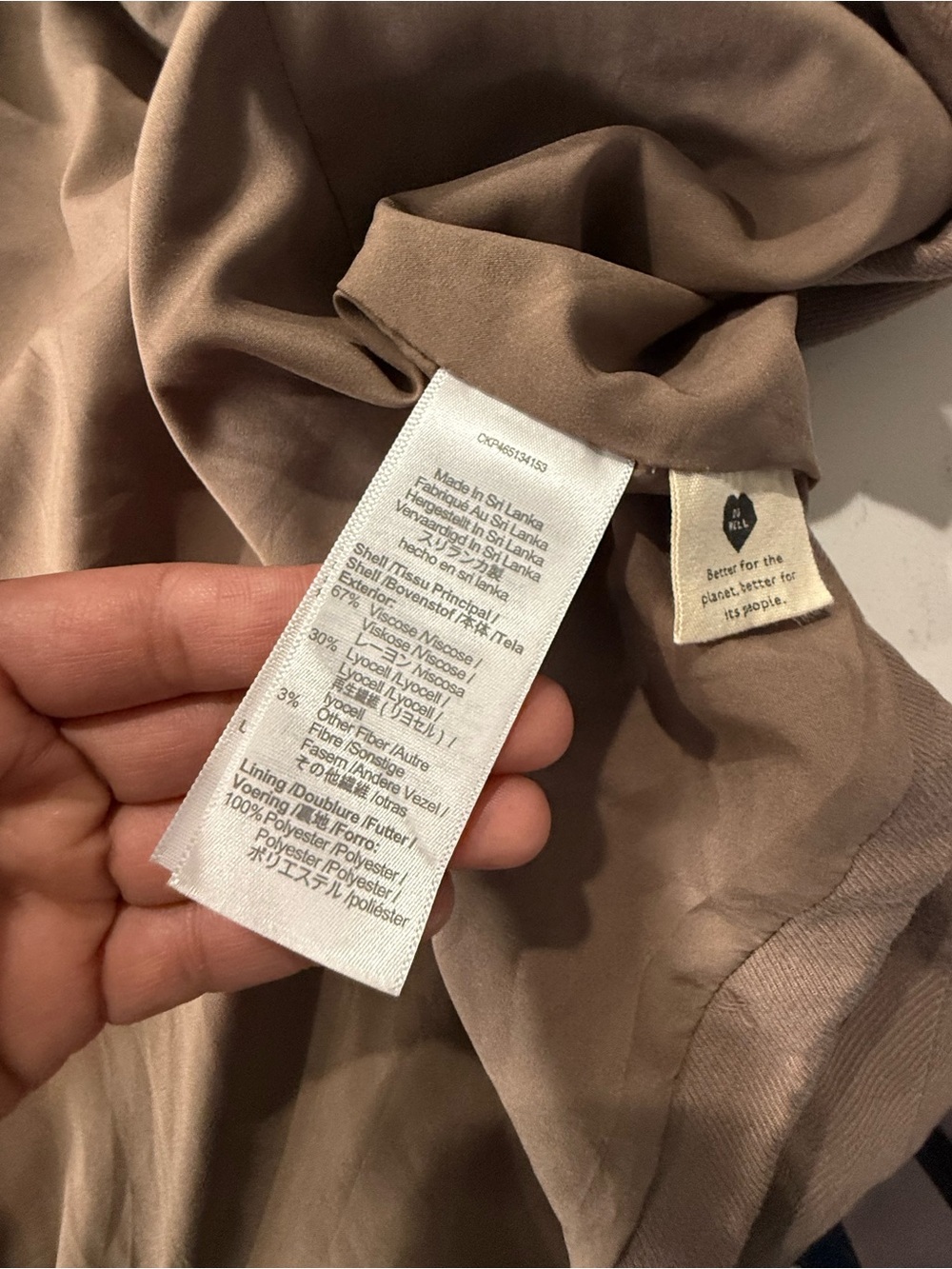 Madewell Women's Lightweight Brown Blazer Jacket. - Picture 8 of 8